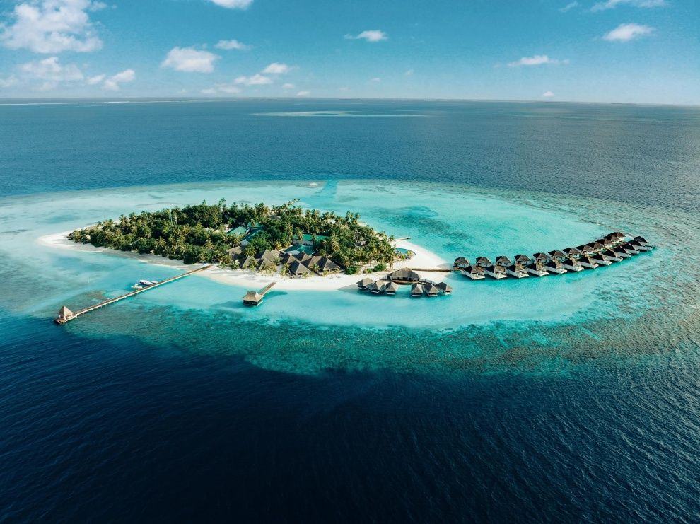 Nova Maldives Aerial Full Taittinger Champagne Food and Drink Maldives