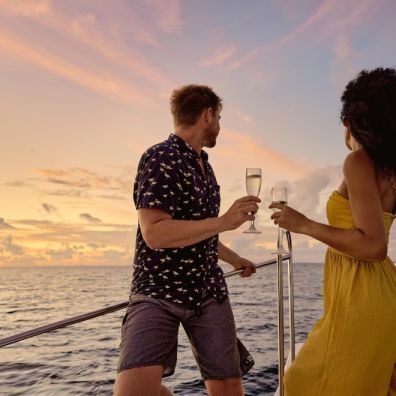 Nova Aquaholics Sunset Cruise Excursion Maldives Food and Drink